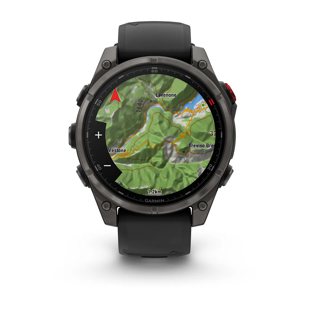 GARMIN Fenix 8 PRO 47mm LTE AMOLED Sapphire Carbon Gray Titanium Black, 010-03198-01