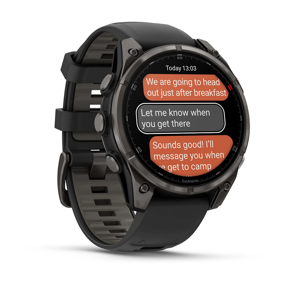 GARMIN Fenix 8 PRO 47mm LTE AMOLED Sapphire Carbon Gray Titanium Black, 010-03198-01