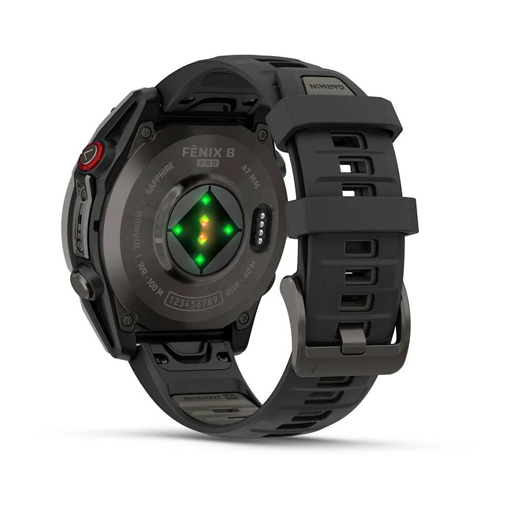 GARMIN Fenix 8 PRO 47mm LTE AMOLED Sapphire Carbon Gray Titanium Black, 010-03198-01